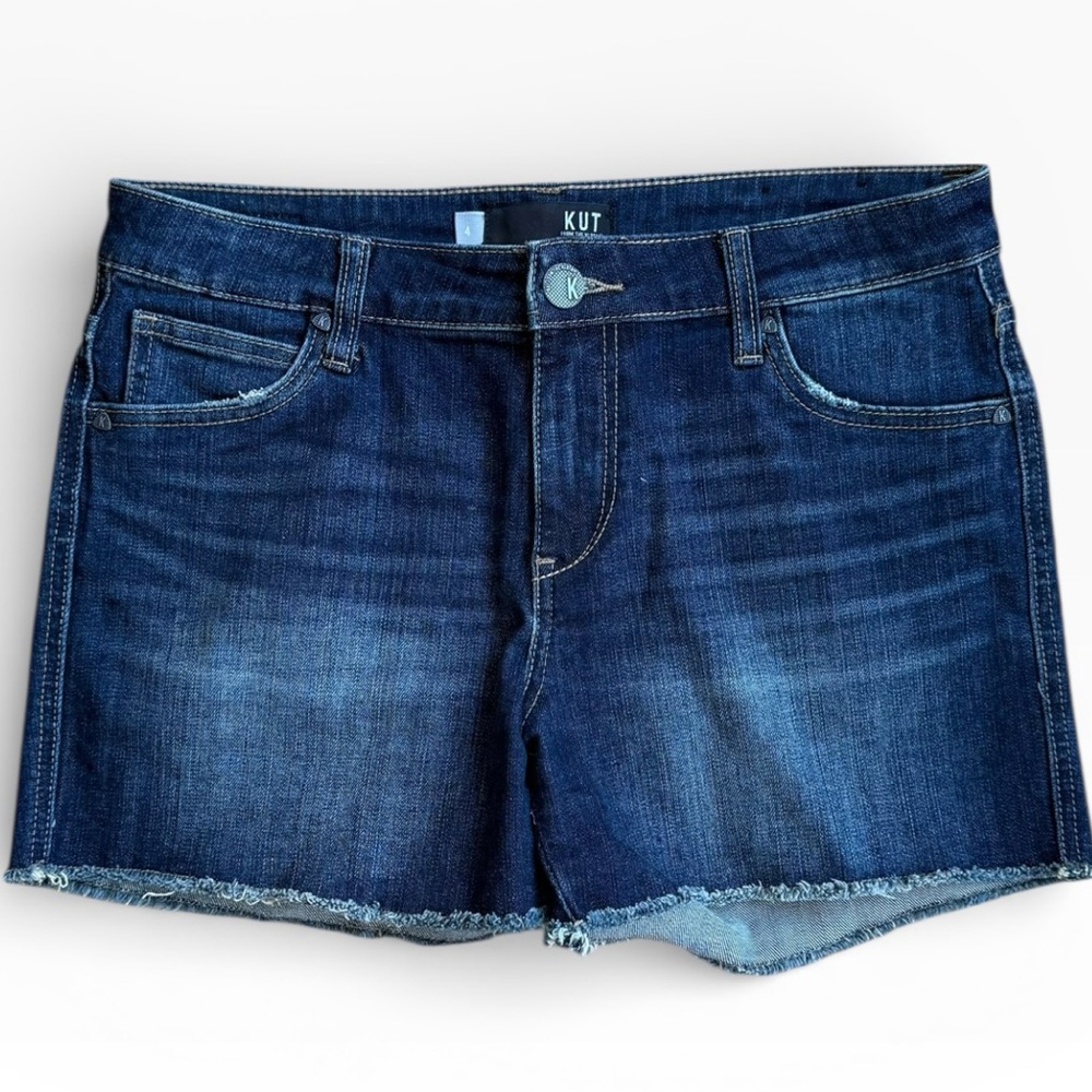 Kut from the Kloth Dark Blue Jean Shorts
